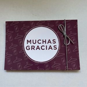 Poshmark Spanish Thank You Card Bundle